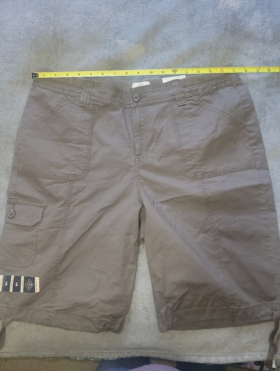 St. John's Bay Pants - Women's Brown Cargo Shorts - Bermuda